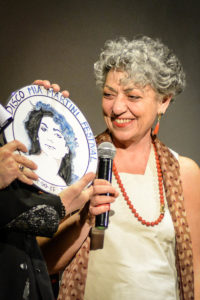 Olivia Berté, presidente della commissione della terza edizione di "Una poesia per Mimì"